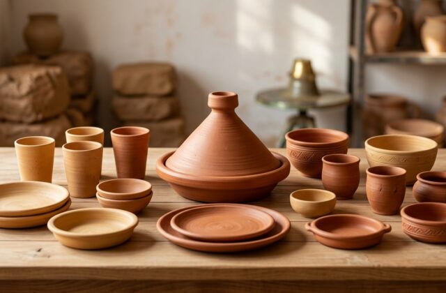 Prodotti in argilla marocchini e ceramiche artigianali